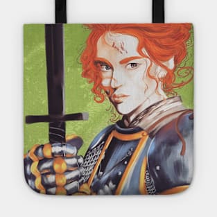 girl knight Tote