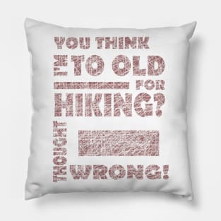 Hiking Climbing Rope Grandma Grandpa Pension Pillow