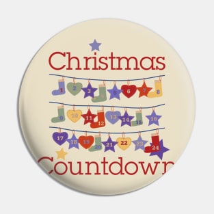 Christmas Seasons - Pretty Countdown Calendar 3 Pin