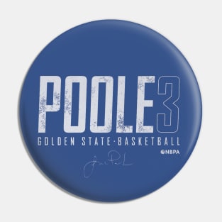 Jordan Poole Golden State Elite Pin