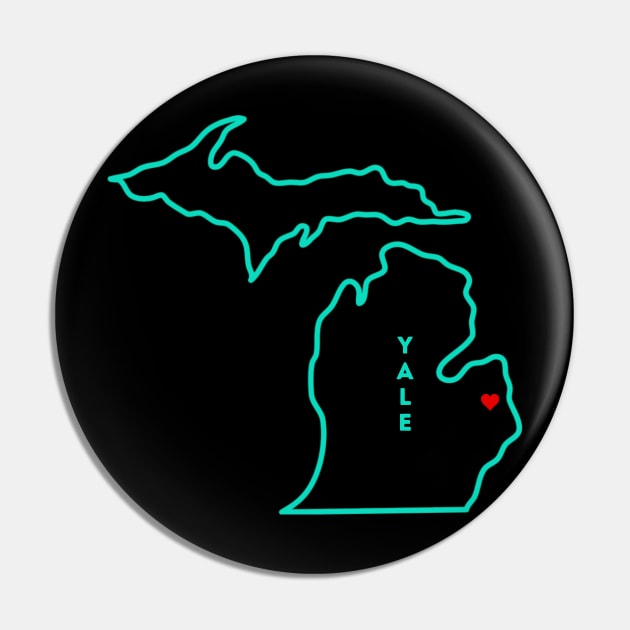 Yale MI Pin by TorrezvilleTees