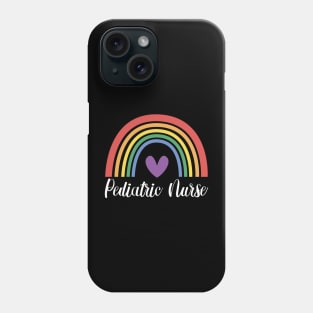 Pediatric Nurse Rainbow Phone Case