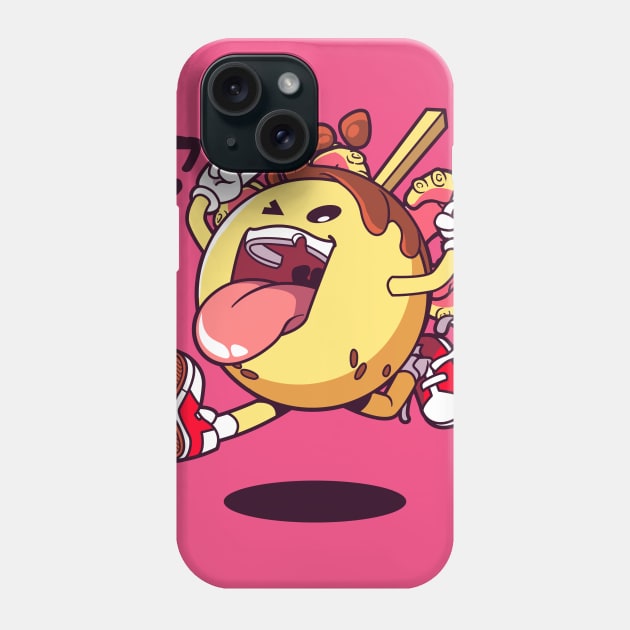 Takoyaki Jump Phone Case by mankeeboi