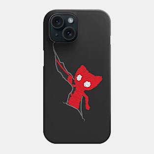 Unravel 2 red comes out of its hole Phone Case