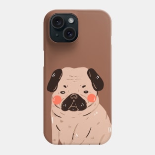 pug the dog Phone Case