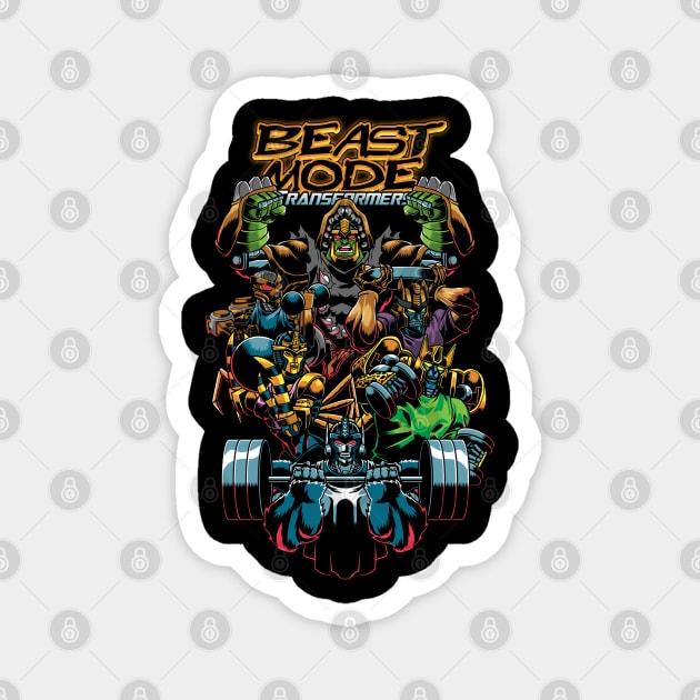 Beast Mode Transformers Magnet by GRNASKD