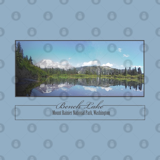 Bench Lake by kimberlyjtphotoart