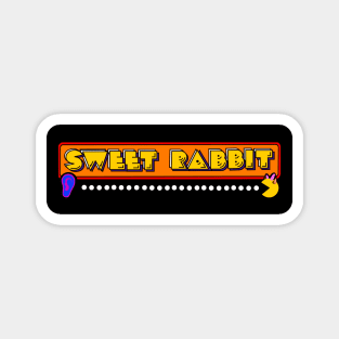 Sweet rabbit dot eater logo Magnet