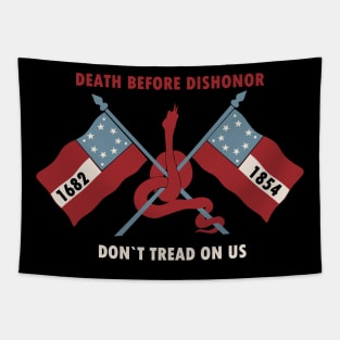 DEATH BEFORE DISHONOR Tapestry