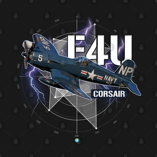 F4U Corsair Pilot Gift WW2 Warbird by woormle