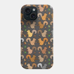 Cute and Colorful Squirrel Pattern Phone Case