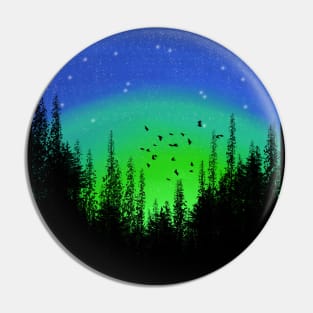 Nighttime Nature Pin