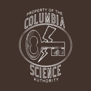 Columbia Science Authority (white) T-Shirt