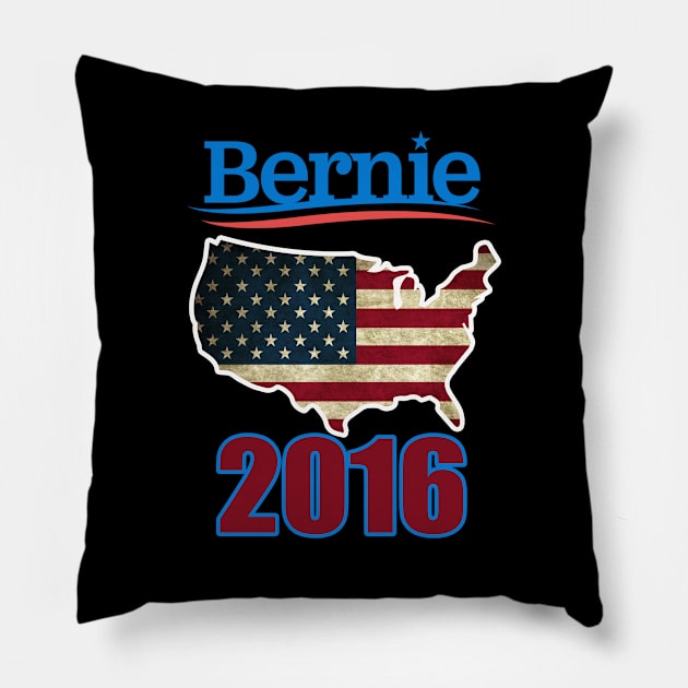 BERNIE SANDERS FOR PRESIDENT Pillow by DESIGNBOOK