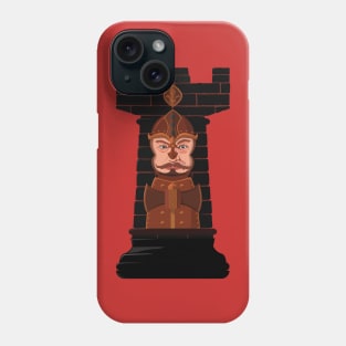 Black Chess Rook Phone Case