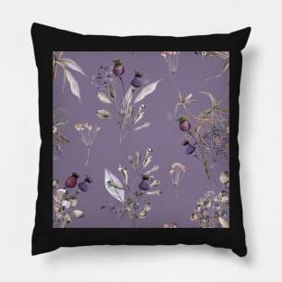 Vintage Floral in Lavender Pillow