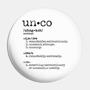 Unco Definition Pin