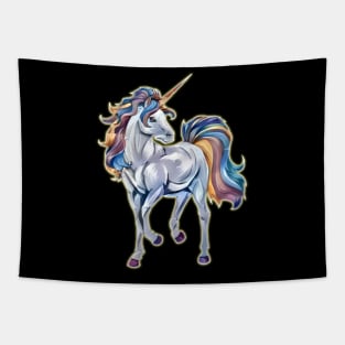 majestic fabulous af unicorn for unicorn lovers birthday decoration gift Tapestry