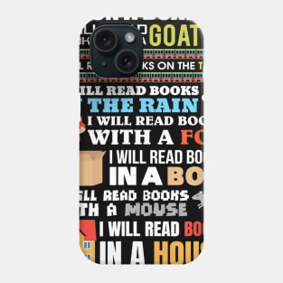 I Will Read Books On a Boat Reading T-Shirt Gift for Readers Phone Case