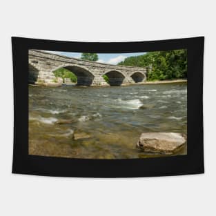 The flowing waters and the bridge Tapestry