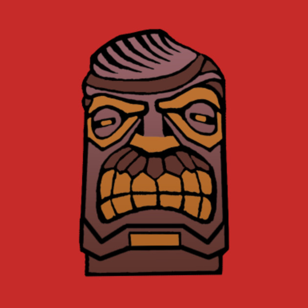 Rons Swanson Tiki Mask Parks And Rec TShirt TeePublic