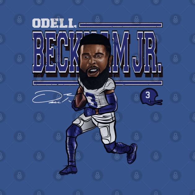 Odell Beckham Jr. Los Angeles R Cartoon by Buya_Hamkac