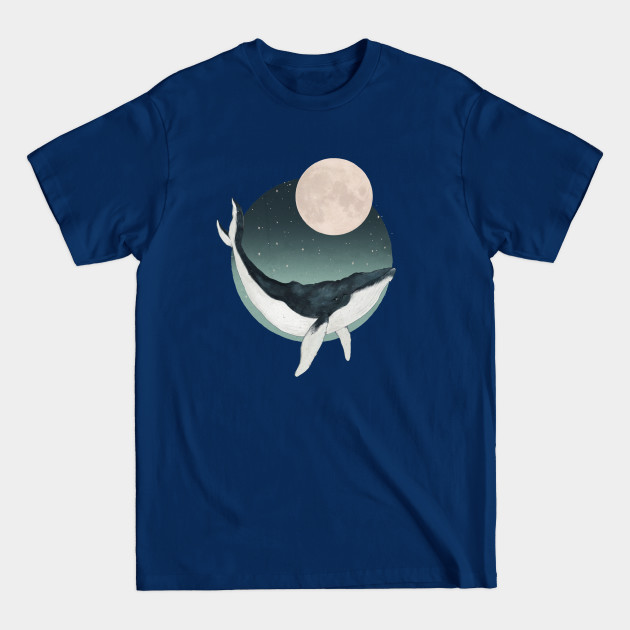 By the Light of Moon - Whale - T-Shirt