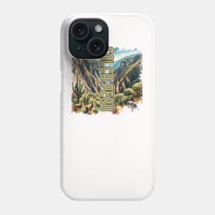 Scenic Colca Canyon Peru Llama Souvenir Phone Case