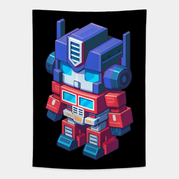 Chibi Optimus Prime Tapestry by Chibi Pops