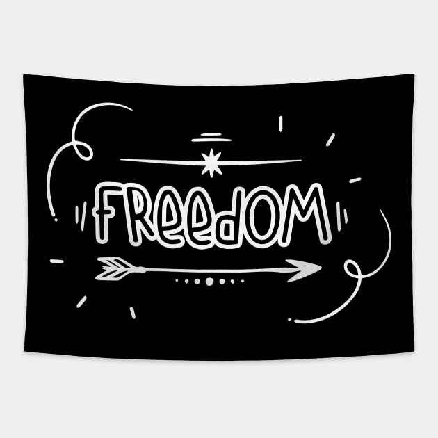 Freedom! Tapestry by Meeko_Art