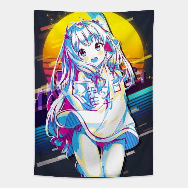 Eromanga Sensei Sagiri Tapestry by 80sRetro