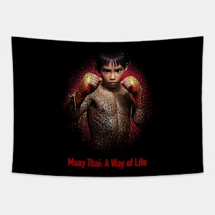 Muay Thai the way of life Tapestry