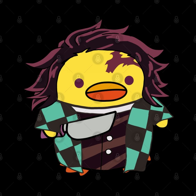 Tanjiro , Duck with knife! by Anime Meme's