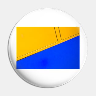 Abstract in blue and yellow Pin