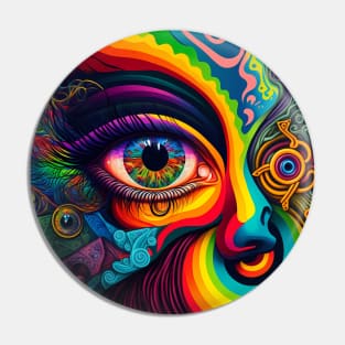 Trippy Eye Pin