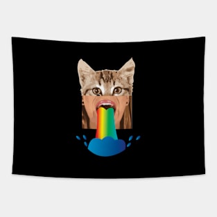 Cat Rainbow - Zine Culture Tapestry