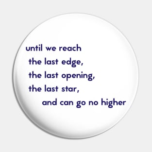 Enfys Nest - Navy Blue Text Pin