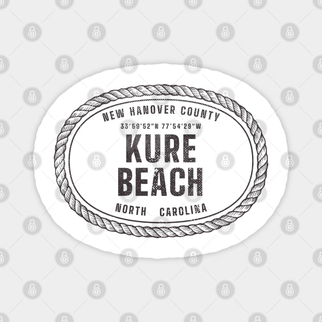 Kure Beach, North Carolina New Hanover County Magnet by Contentarama