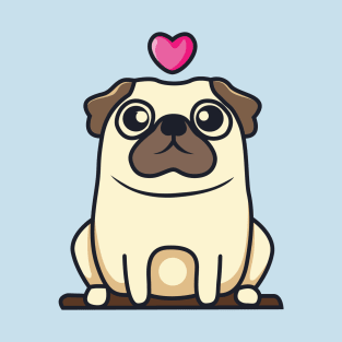 Cute Pug Love T-Shirt