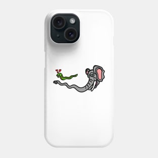 Snake in Love Phone Case