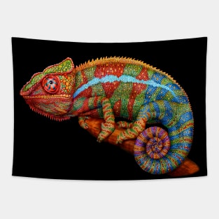 Panther Chameleon Tapestry