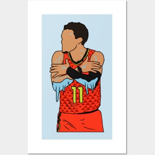 Trae Young Poster Atlanta Hawks Canvas Print Framed Art -  Norway