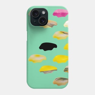 clouds and yellow beach Phone Case