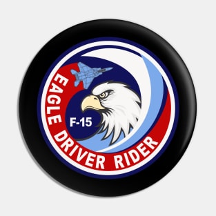 F-15 Eagle Driver Rider Pin