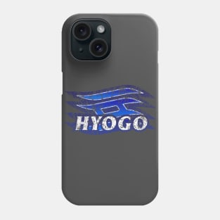 Hyogo Prefecture Japanese Symbol Distressed Phone Case