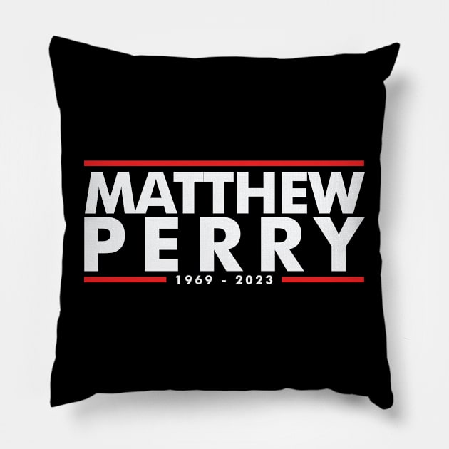 Tribute to Matthew Perry Pillow by TyBen