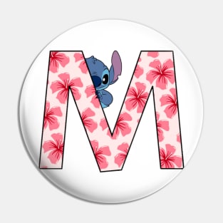 Stitch letter Pin