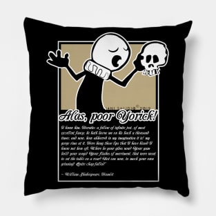 Alas, Poor Yorick! Pillow