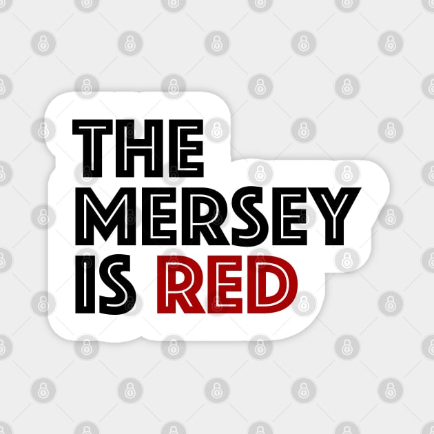 THE MERSEY IS RED Magnet by Confusion101