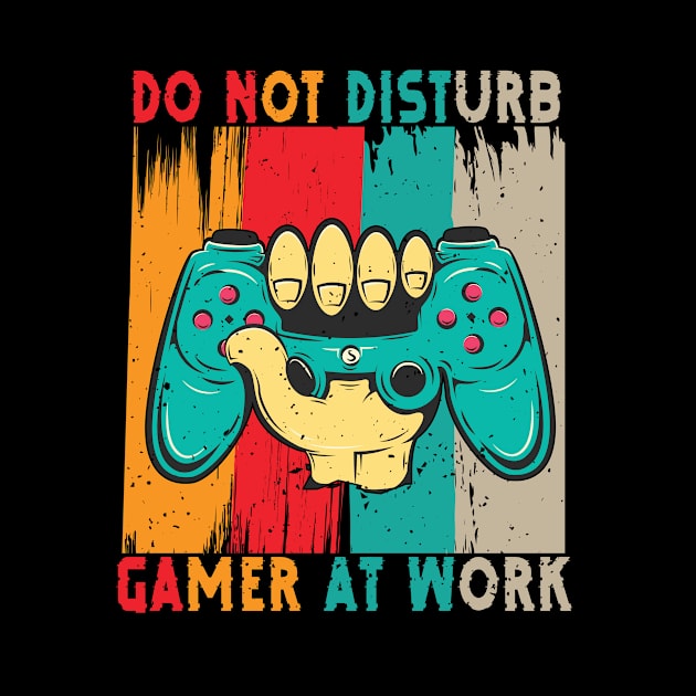 do not disturb gamer at work by safi$12